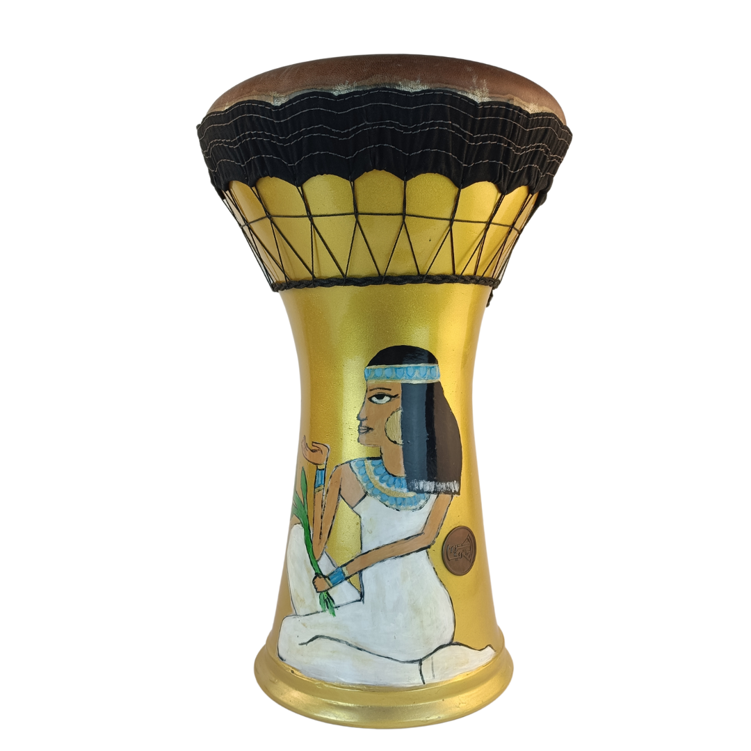 akram al sharif ceramic darbuka painted