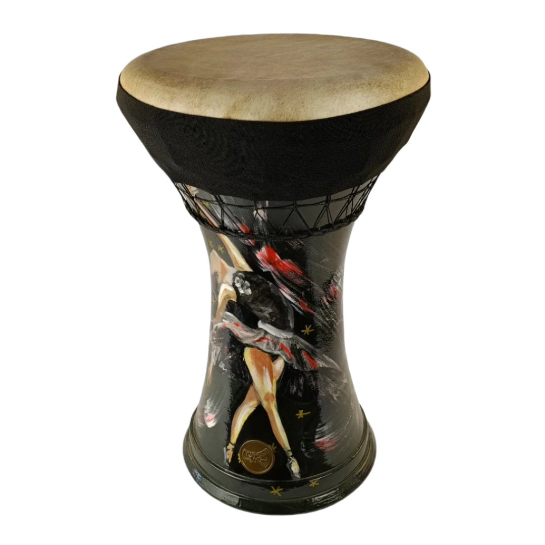 ballet dancer hand made drawing darbuka tabla percussion percussive akram al sharif drums طبله فخار دربكه رقص شرقي