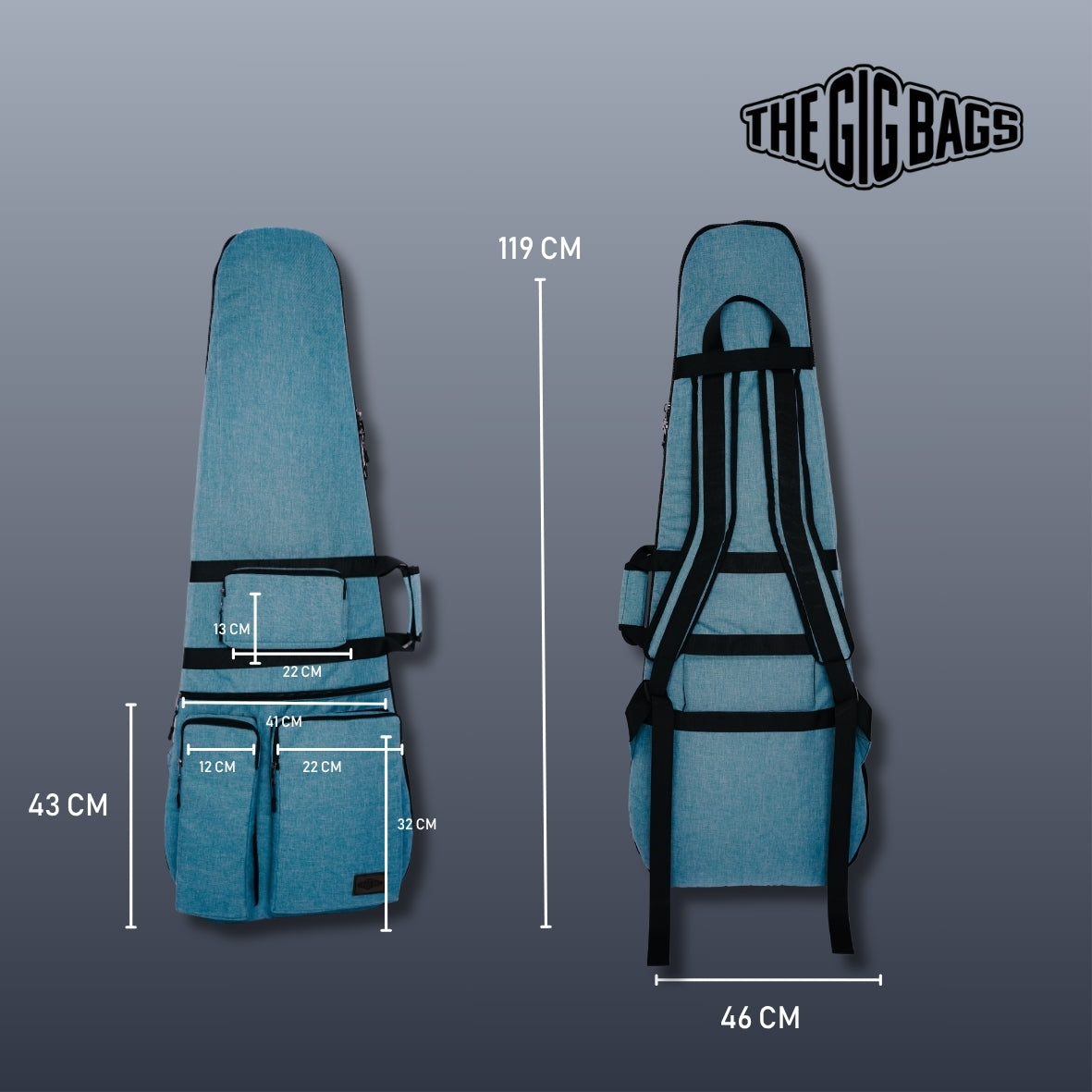 bass bag egypt gig bags light blue