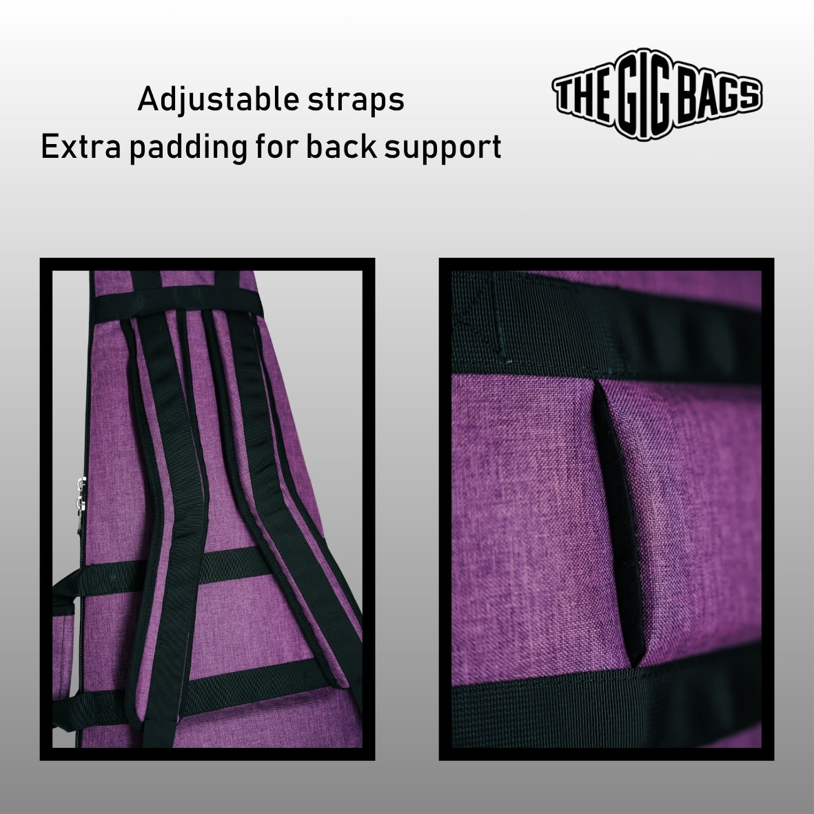 bass bag shop elgouna guitar case purple