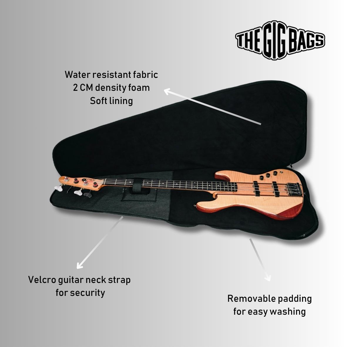 Bass guitar bag egypt olive green guitars cases