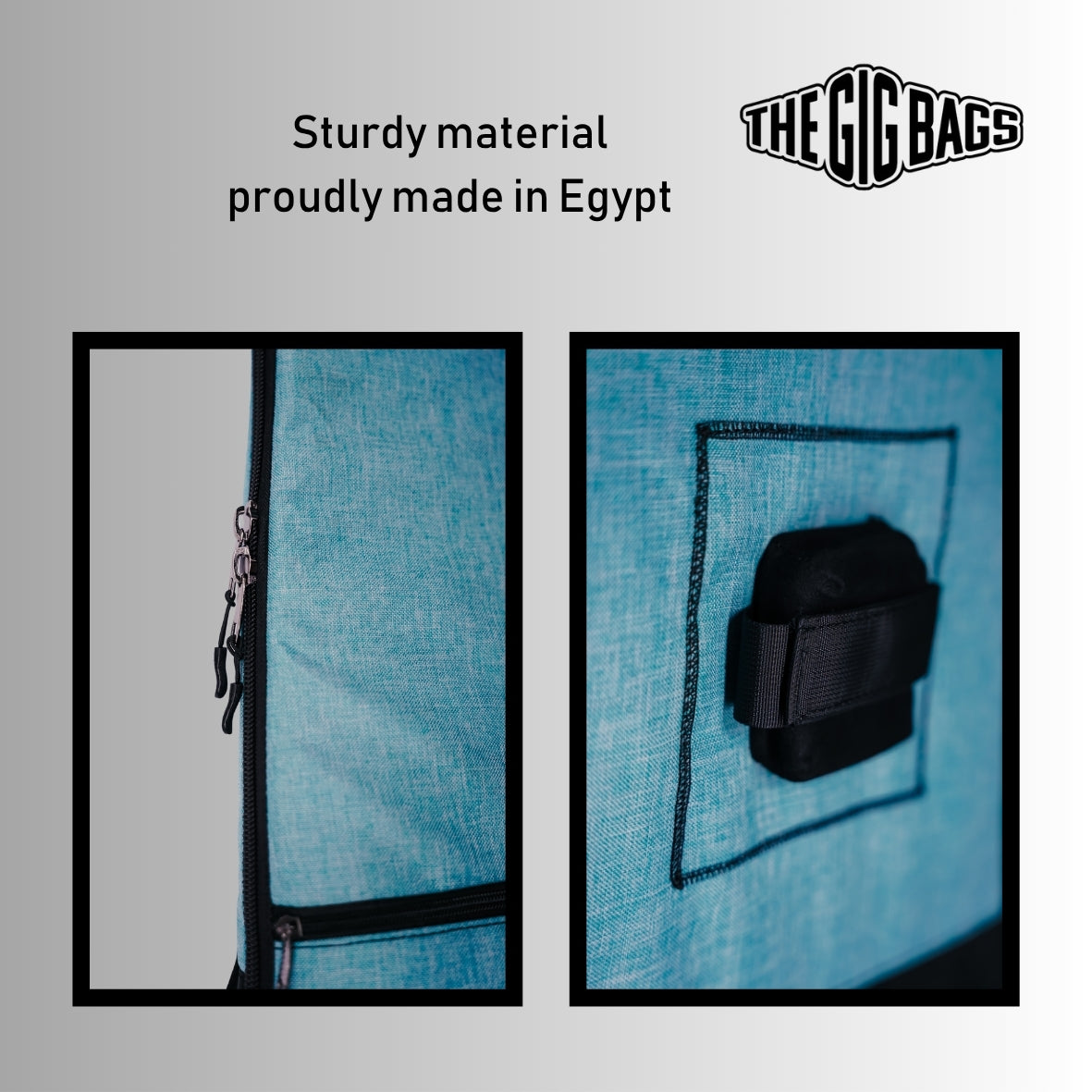 bass guitar soft case cairo blue