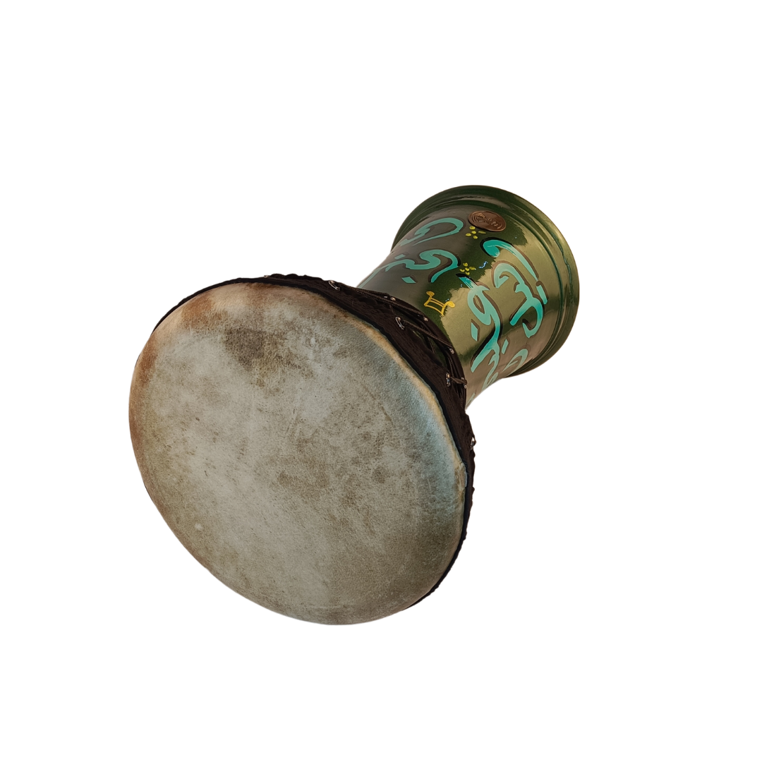 egyptian darbuka with calligraphy arabic drum