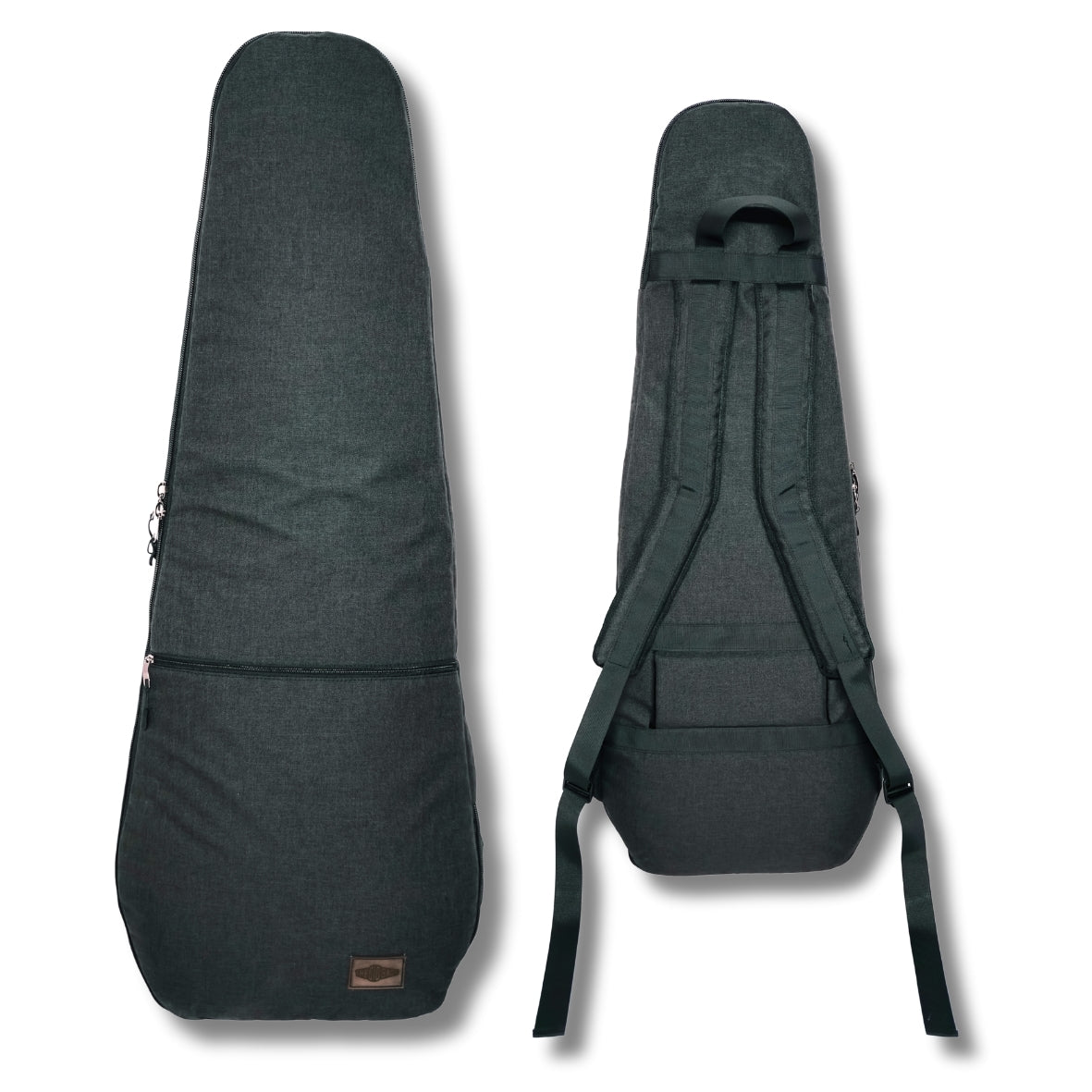 guitar bags padded straps olive-green guitars case