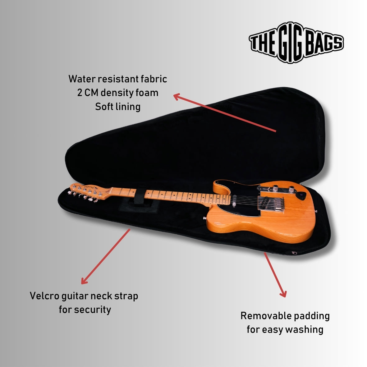 guitar case cairo gig bags olive green