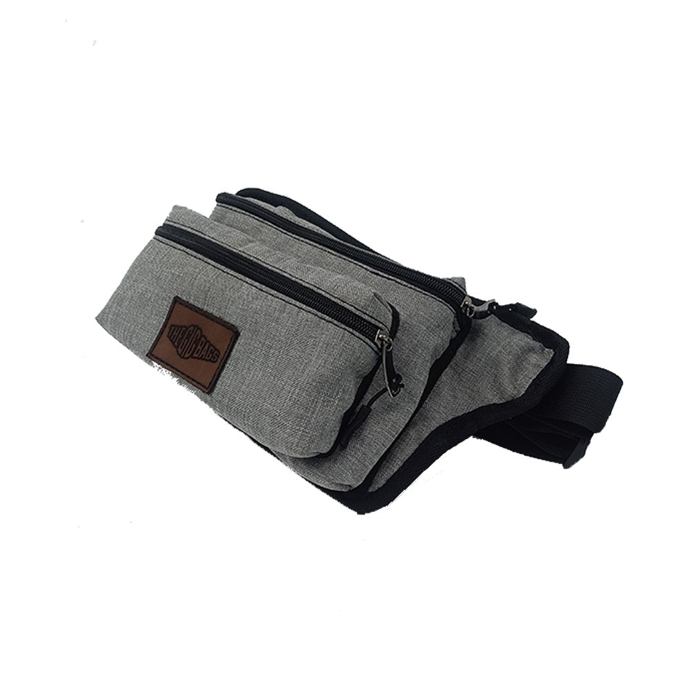 light grey fanny bag 3 pockets crossbody bag egypt