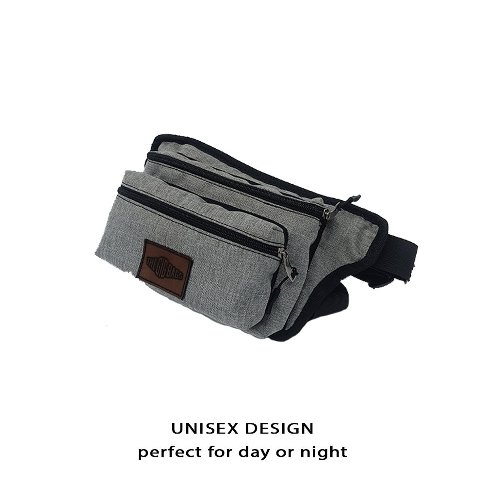 waist bag light-grey fanny pack the-gig-bags