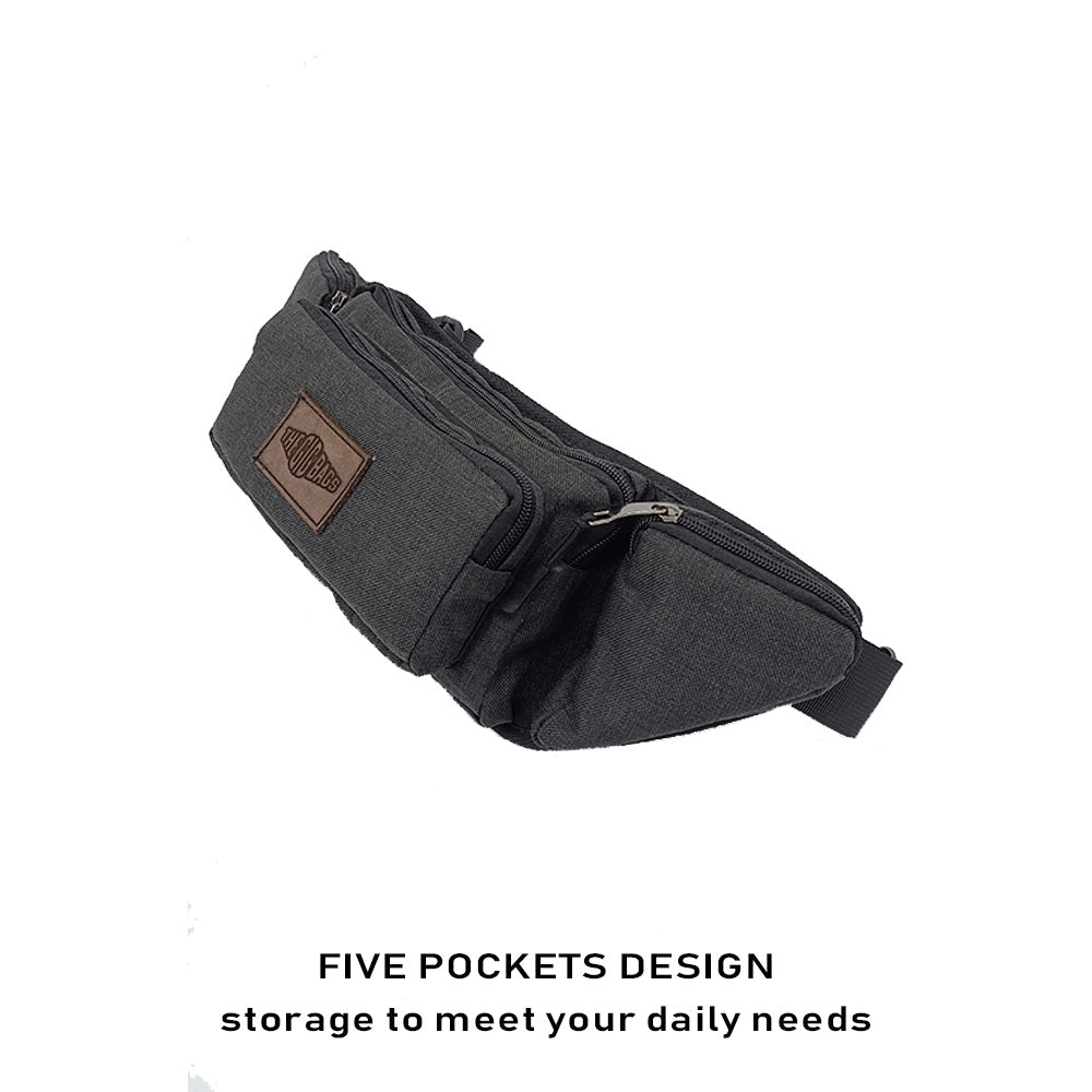 olive green waist bag 5 pockets fanny packs Hurghada