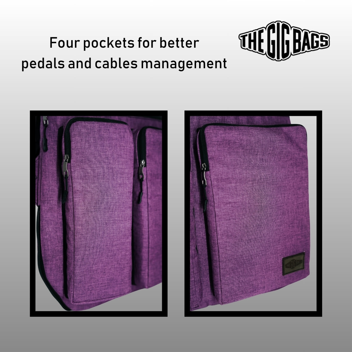 purple bass guitar protective cases Cairo Bass Bags