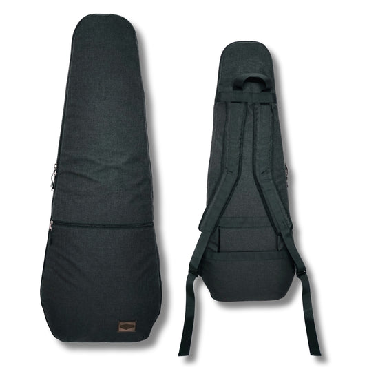 bass guitar bag padded case olive green