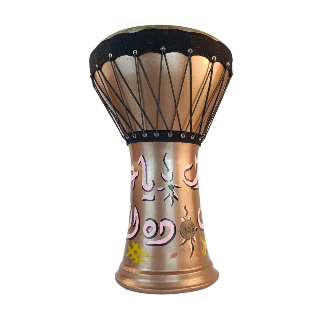 Bronze Duholla Tabla with Arabic Calligraphy Akram Al Sharif – Tablona ...