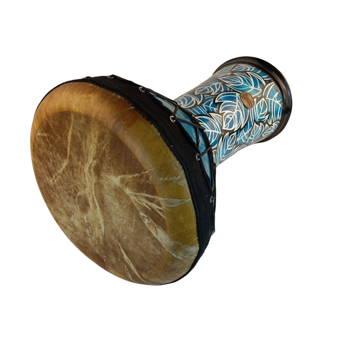 buy ceramic duholla drum with art by Amina Botros