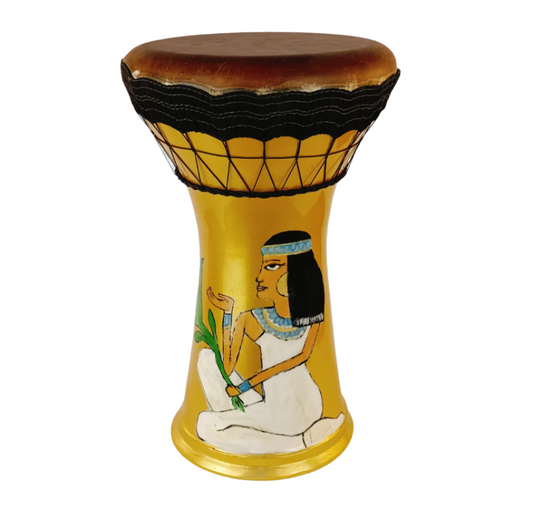 darbuka tabla egypt with pharaonic paint art