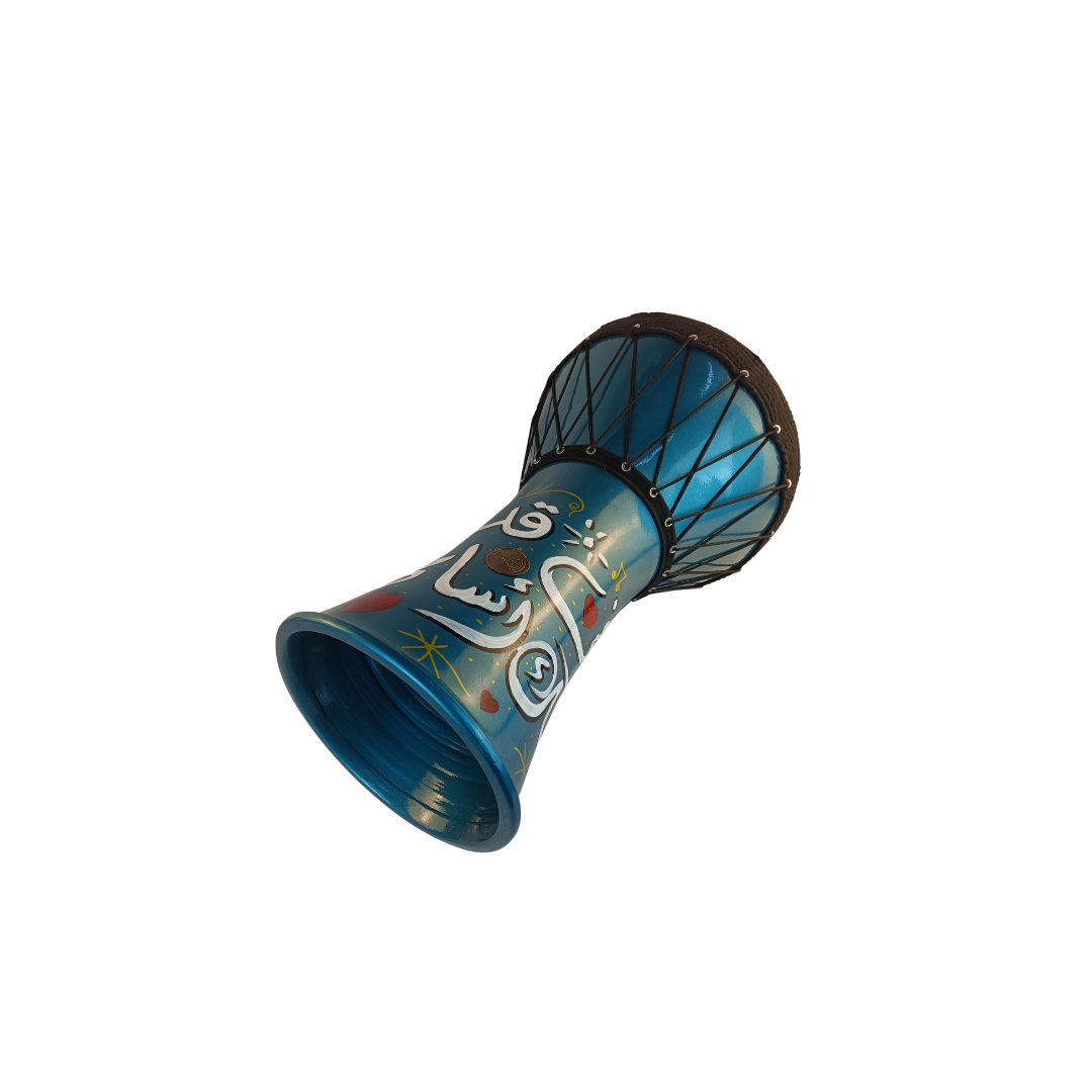 Large Duholla Ceramic Drum Arabic Calligraphy Akram Al Sharif – Tablona ...