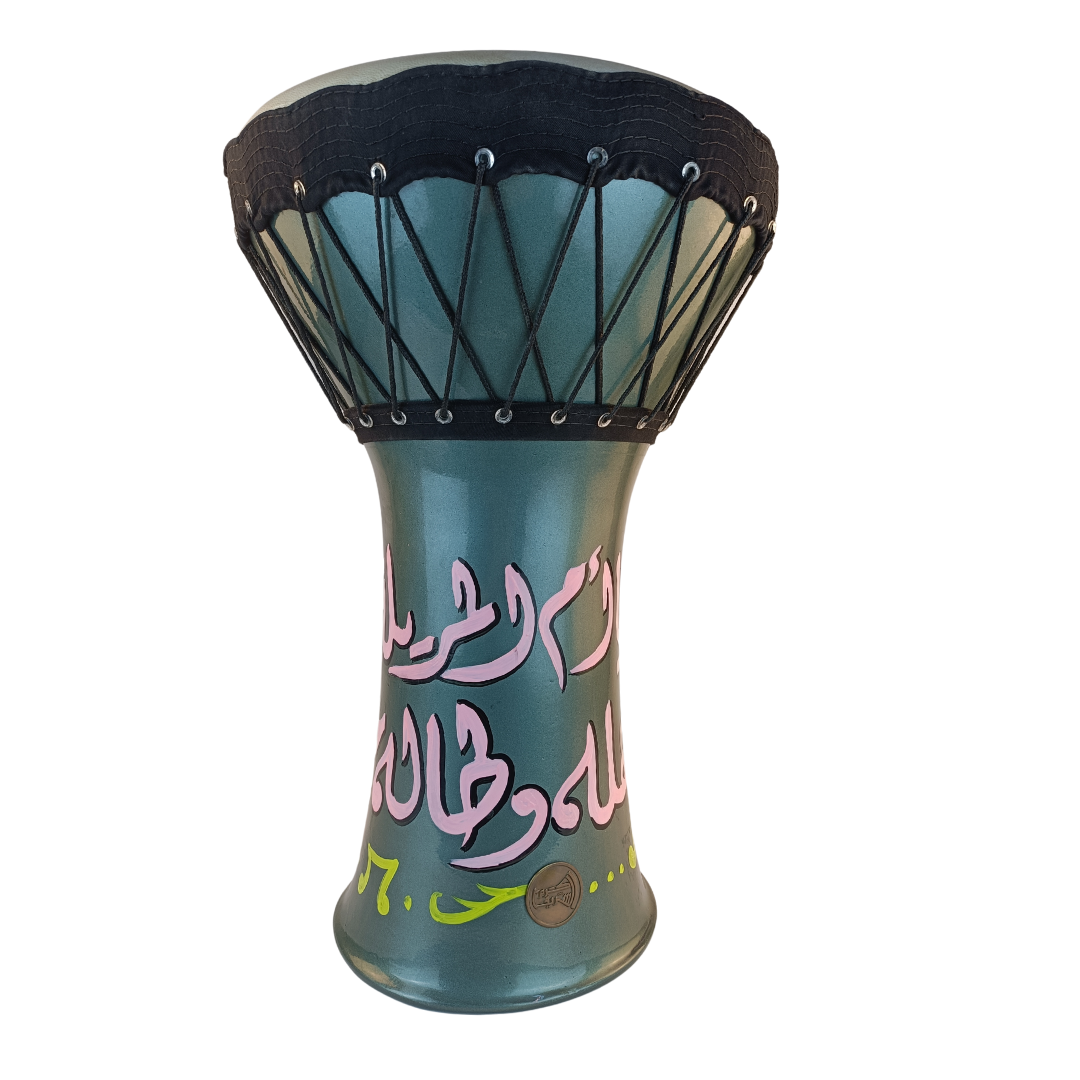 dohola metallic blue drum akram al sharif percussion DHCG022