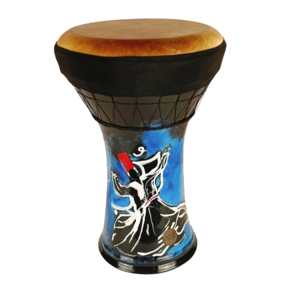 duholla darbuka soufi chris aboutar hand paint akram al sharif