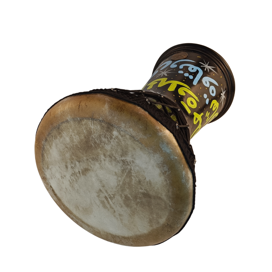 Darbuka Black Tabla with Calligraphy Akram Al Sharif Percussion ...