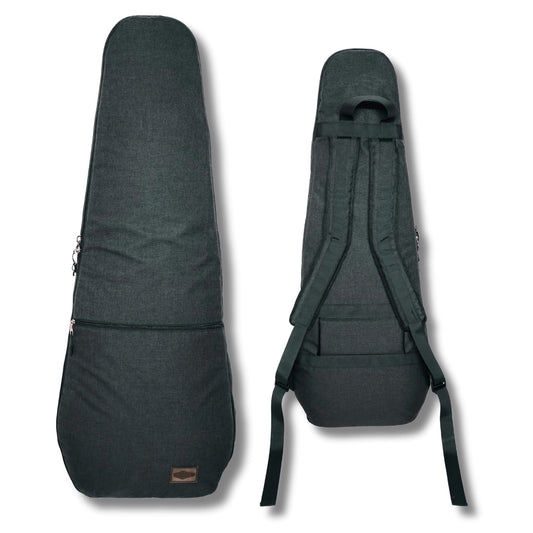 guitar bags padded straps olive-green guitars case