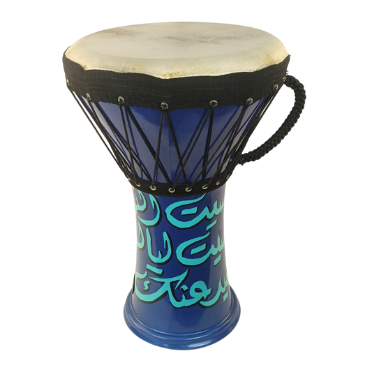 large blue tabla duholla percussion akram al sharif