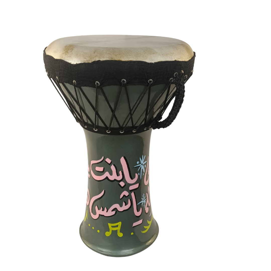 large douhola tabla paint art by sayed khalil