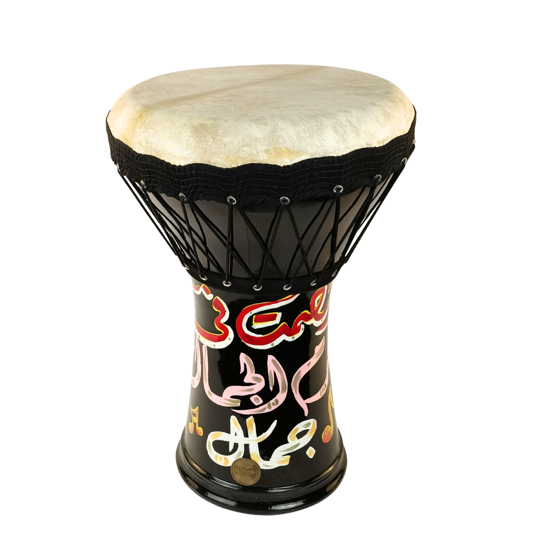 large duholla black tabla akram al sharif drum model DHCG006