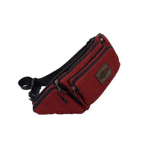 fanny pack 5-pocket waist bag red colour gig bags